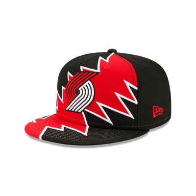 Sapca New Era Portland Trail Blazers NBA Flash 9FIFTY Snapback - Negrii